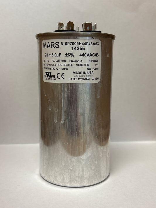 70+5 MFD MARS CAPACITOR