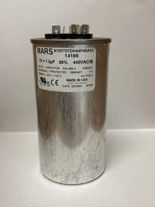 70+7.5 MFD MARS CAPACITOR