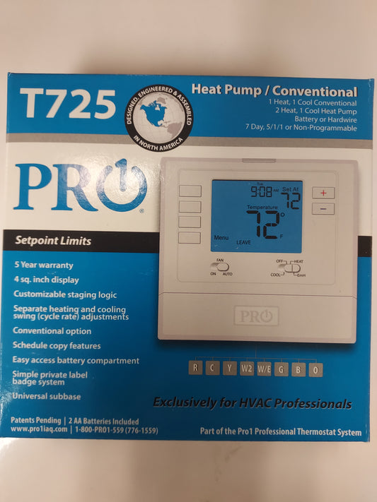 PRO1 THERMOSTAT T725