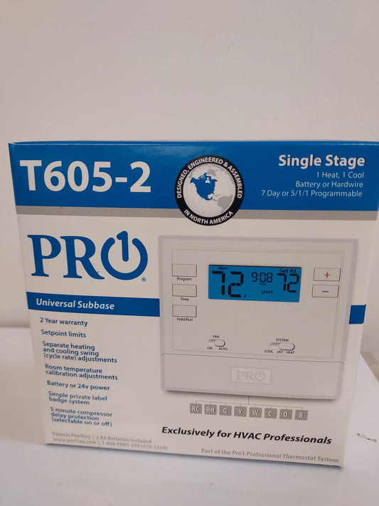 PRO1 THERMOSTAT T605-2