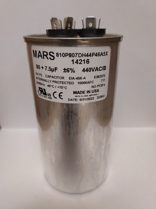 80+ 7.5MFD Mars Capacitor